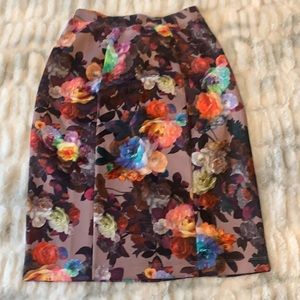 Flowered skirt
